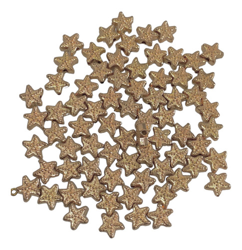 Dije Estrella De Mar Trasversal Dorada (50pz)