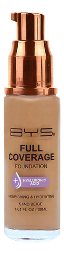 Base de maquillaje líquida Bys Cosmetics Full Coverage BY366-CO/LFEFCN Full Coverage BYS Cosmetics tono sand beige - 30mL 50g