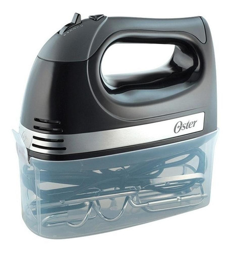 Imagen 2 de 4 de Batidora de mano Oster FPSTHM260 negra 50 Hz 220 V