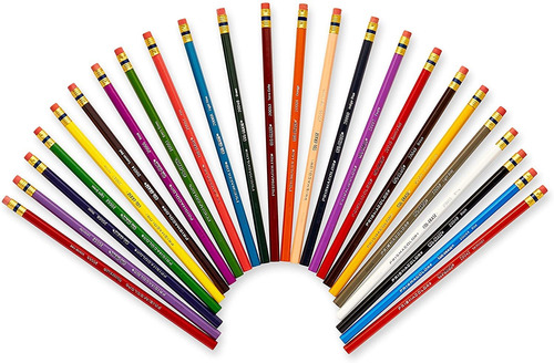 Imagen 2 de 11 de Lapices De Colores Borrables Prismacolor X24 Unidades