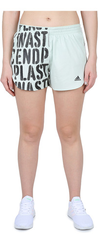 Short Running adidas Epw Mujer En Verde Y Negro | Dexter