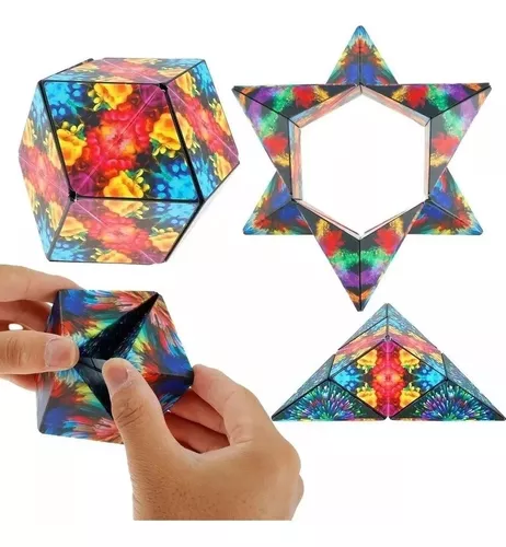 Cubo Rubik Magico Magnetico 72 Formas Ingenio Antiestres 3d