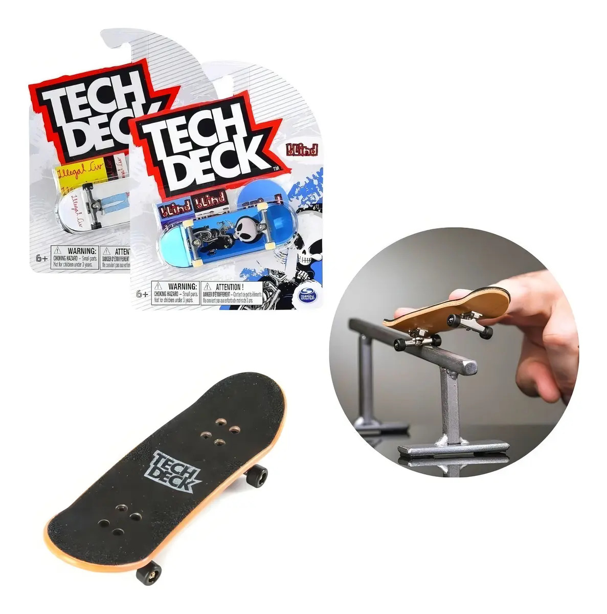 Skate De Dedo variado 10cm Santa Cruz Fabiana Delfino 2890