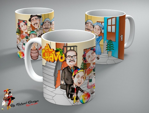 Taza - Tazón De Ceramica El Chavo Del 8