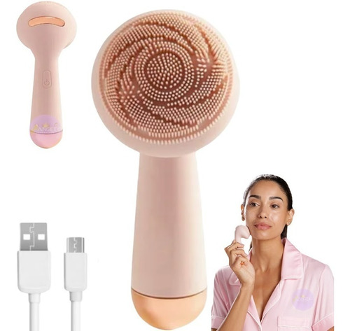 Cepillo Limpiador Masajeador Facial Premium Recargable Usb