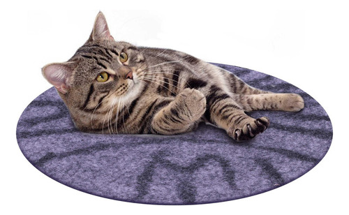 Haussimple Alfombra Para Cama De Gato, Lana De Merino Natura