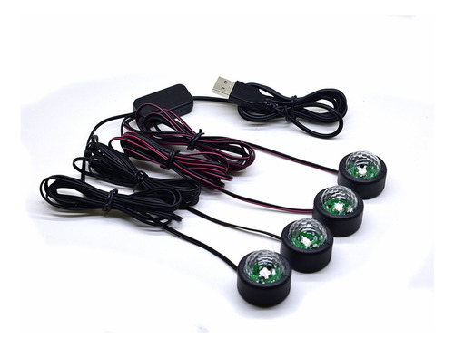 Luz Led  Decoración Laser Para Carro  Usb