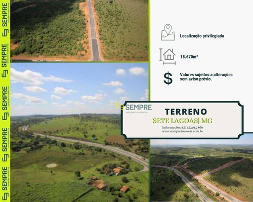 Imagem 1 de 15 de Terreno À Venda Em Sete Lagoas/mg - Te0024