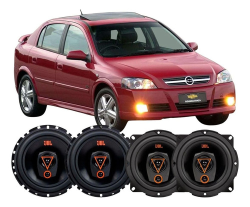 Kit 4 Alto Falantes Jbl 6 Pol + 5 Pol Automotivo 320w Rms