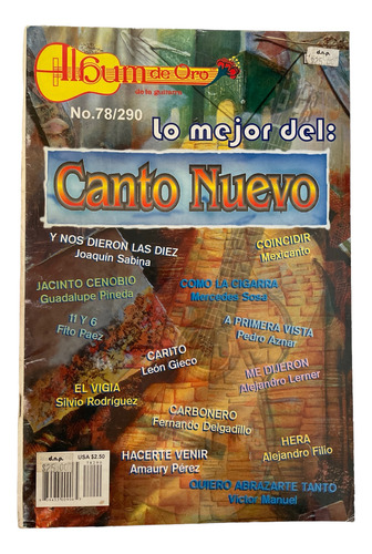 Revista Album De Oro #78 / 290 Metodo Para Tocar Guitarra (Usado)