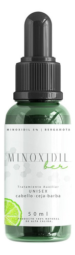 Tratamiento Unisex Minoxidil 5% Y Bergamota 50ml 