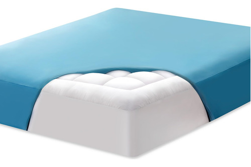 Elemuse Cubrecolchon Acolchado Para Cama Individual Xl, Saba