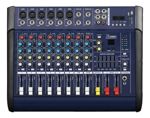 Consola Mixer Apogee Pc10 Potenciada 10 Canales Fx