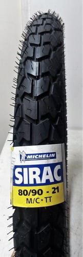Imagen 2 de 2 de Llanta delantero para moto Michelin Sirac con cámara de 80/90-21 R 48 x 1 unidad