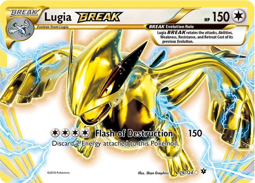 Cartas Pokemon Lugia Break 79/124 Xy Fates Collide 