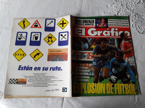 El Gráfico Nº 3809 6/10/1992 Boca San Lorenzo Maradona
