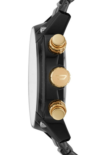 Relógio Diesel Masculino Overflow Cronógrafo Dz4504/1pn
