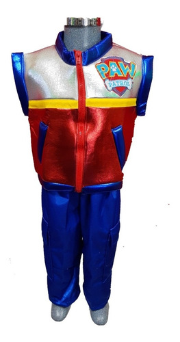 Disfraz Tipo Ryder, Paw Patrol Para Niño