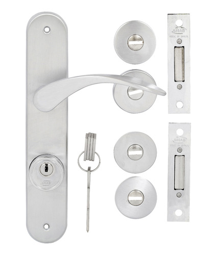 Fechadura Para Porta De Entrada Acetinado 55mm Multiponto Tr