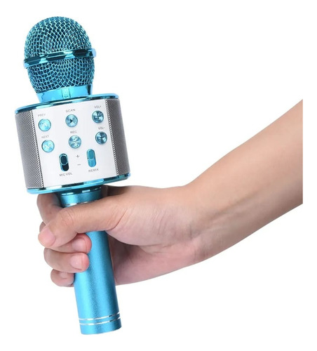 Micrófono Parlante Karaoke Bluetooth Inalámbrico 