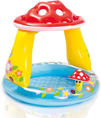 Piscina Para Bebés Intex Mushroom, De 40  35 Pulgadas, Para