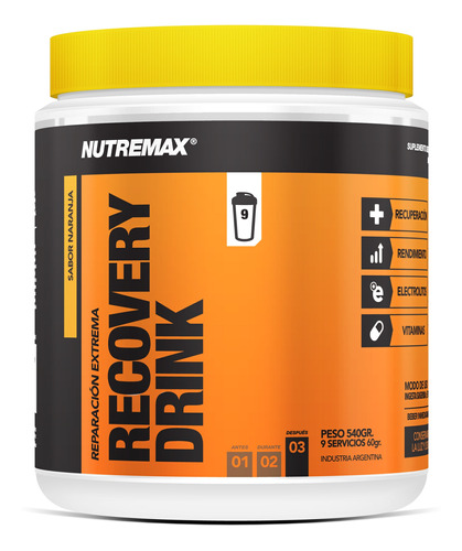 Nutremax | Recovery Drink (recuperador) - X540 Gr