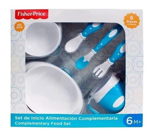 Set De Inicio Alimentación 6 Piezas Fisher Price