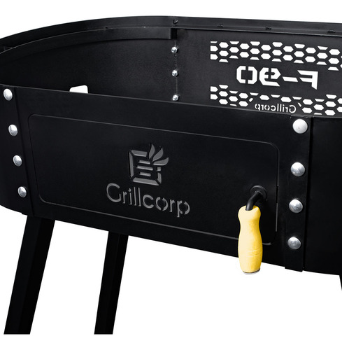Fogonero Modelo F-90 Con Estaca Y Perchero - Grillcorp