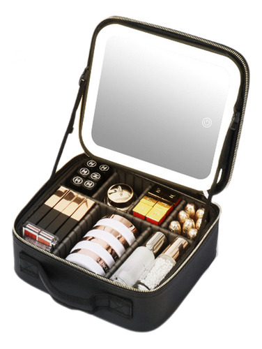 Caja De Maquillaje Inteligente Con Espejo Y Luces Dobles