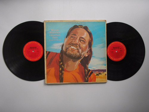 Lp Vinilo Willie Nelson Greatest Hits 2 Lps Printed Usa 1981