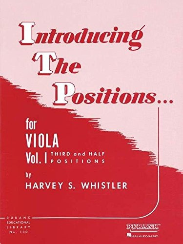 Introducing The Positions For Viola Vol1 Third And Half Posi