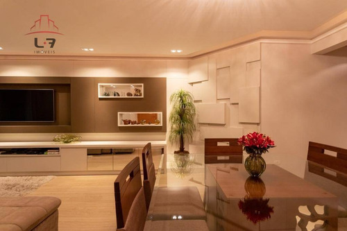 Apartamento Com 3 Dormitórios À Venda, 122 M² Por R$ 997.000,00 - Batel - Curitiba/pr - Ap0907