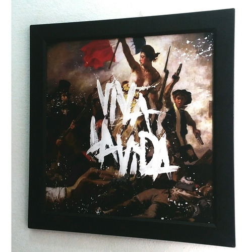 Quadro Coldplay Viva La Vida Capa Do Lp E Cd Mega Premium