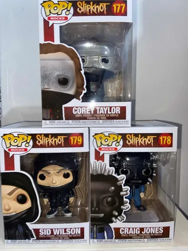 未開封 Slipknot Funko POP! Rocks 3個セット　レア Slipknot Funko Pop Set Completo 100% Original Raro | Parcelamento