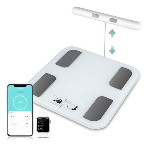 Balança Bioimpedância Digital Gordura-corporal Com Smart App