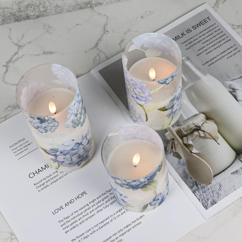 Vela Para Halloween Dromance Velas De Cristal De Hortensia S