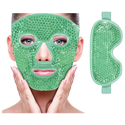 Cold Face Eye Mask Ice Pack Reducir Face Puff,dark 1pynd