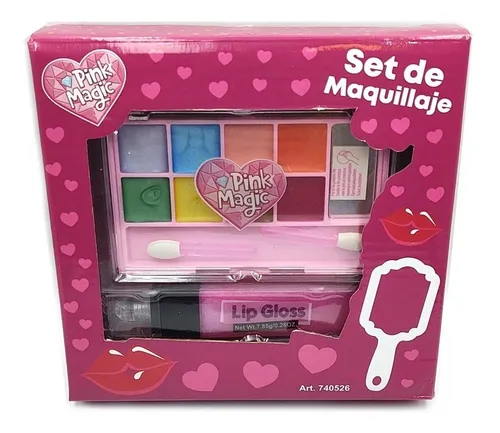 Kit De Belleza Set Maquillaje Brillo Labial Rubor Y Sombras Kit De Belleza Set Maquillaje Brillo Labial Rubor Y Sombras