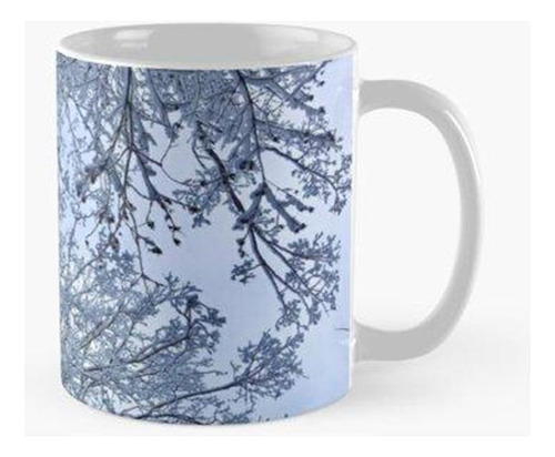 Taza Árboles Cubiertos De Hielo Calidad Premium