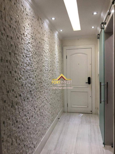 Imagem 13 de 30 de Cobertura Com 3 Dormitórios À Venda, 136 M² Por R$ 950.000,00 - Vila Guilhermina - Praia Grande/sp - Co0012