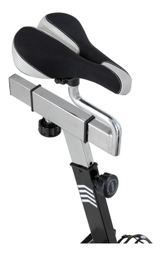 Bicicleta Spinning Estática Formia M1 Vol 18kg Sport Fitness Color Negro/Azul