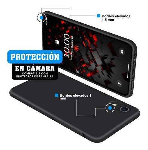 Imagen 9 de 10 de Carcasa Para iPhone XR Silicon Marca - Cofolk