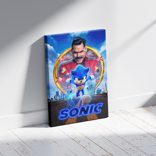 Cuadro - Poster Sonic 60 X 40