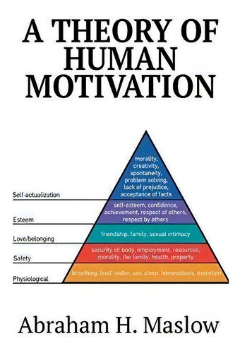 A Theory Of Human Motivation, De Abraham H Maslow. Editorial Www Bnpublishing Com En Inglés