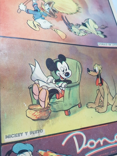 Imagen 8 de 9 de Donald Walt Disney Antiguo Cuaderno Infantil Mag 56268
