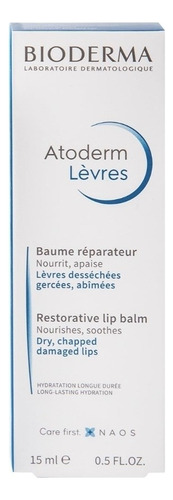 Balsamo Labios Bioderma Atoderm 15ml Protector Partidos Seco