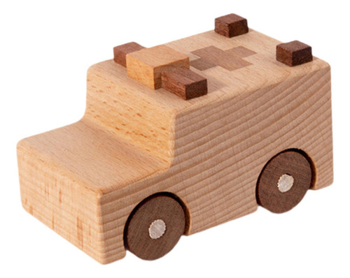 Adorno De Juguete De Coche De Madera, Figura Estilo B