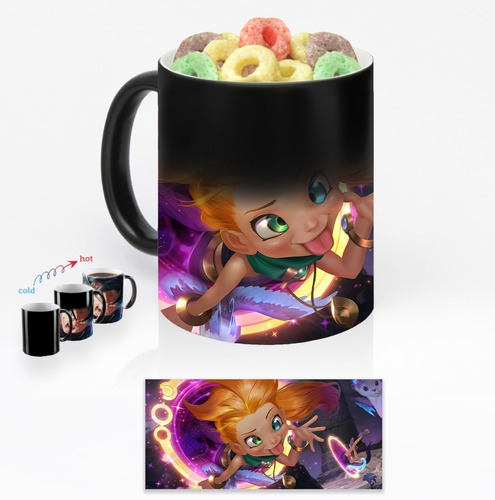 Taza Magica Zoe League Of Legends Personalizada