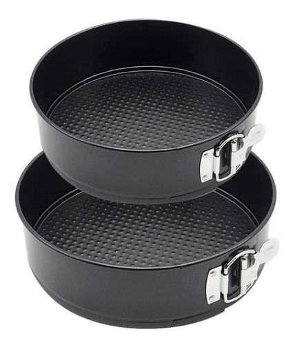 Set X 2 Moldes Desmontable Para Torta 24/26cm Antiad