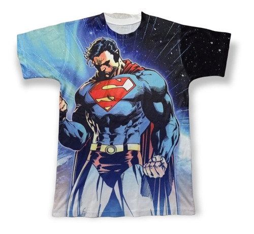 Playera Superman (jim Lee)(all Over Print) Talla S Caballero